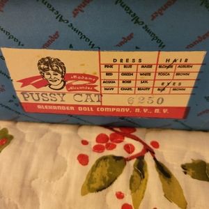 Vintage antique doll. Madame Alexander